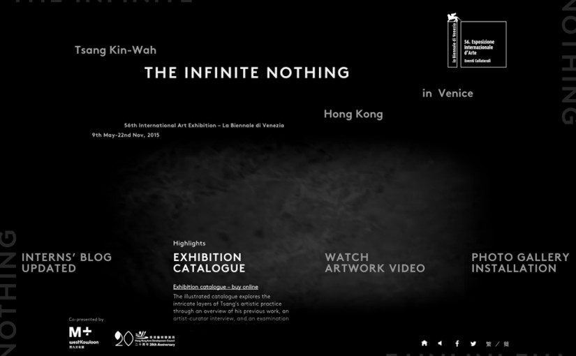 The Infinite Nothing, 56th Venice Biennale